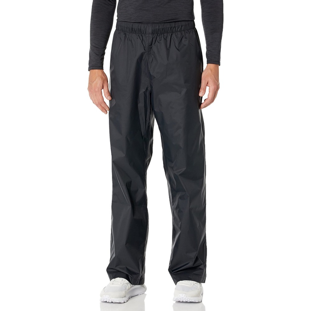 Columbia Rebel Roamer Rain Pants Mens 2XT Tall Omni-Tech Nylon Packable Black